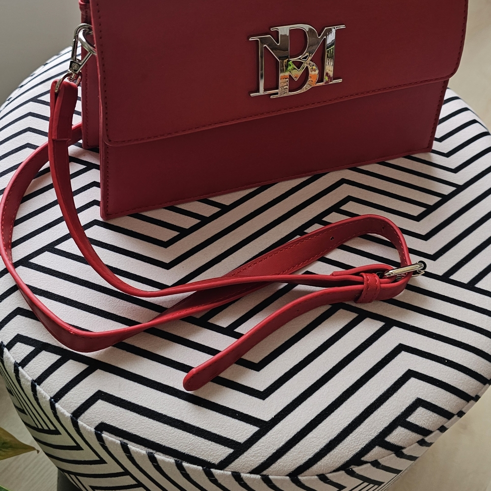 Badgley Mischka Red Crossbody Bag